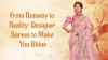 From Runway to Reality Designer Sarees to Make You Shine