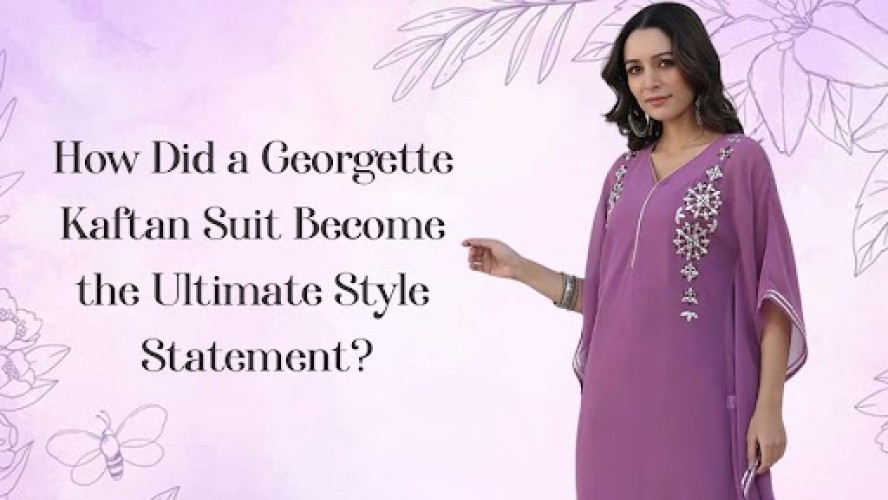 How Did a Georgette Kaftan Suit Become the Ultimate Style Statement?