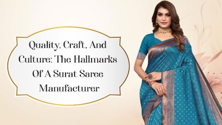 Quality, Craft, And Culture: The Hallmarks Of A Surat Saree Manufacturer