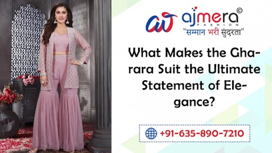 What Makes the Gharara Suit the Ultimate Statement of Elegance?