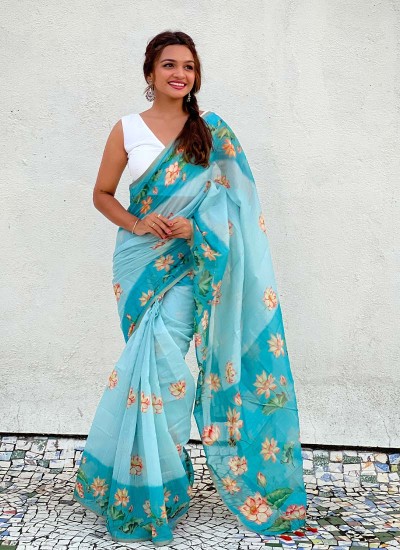 Chanderi Silk Cotton Saree in Surat