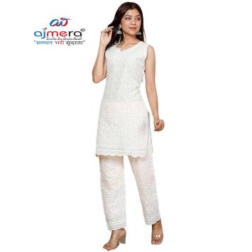 Chikan Salwar Suit Manufacturers in Una