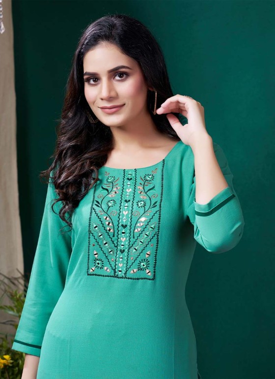 Cotton Embroidered Kurti Manufacturers in Anantnag