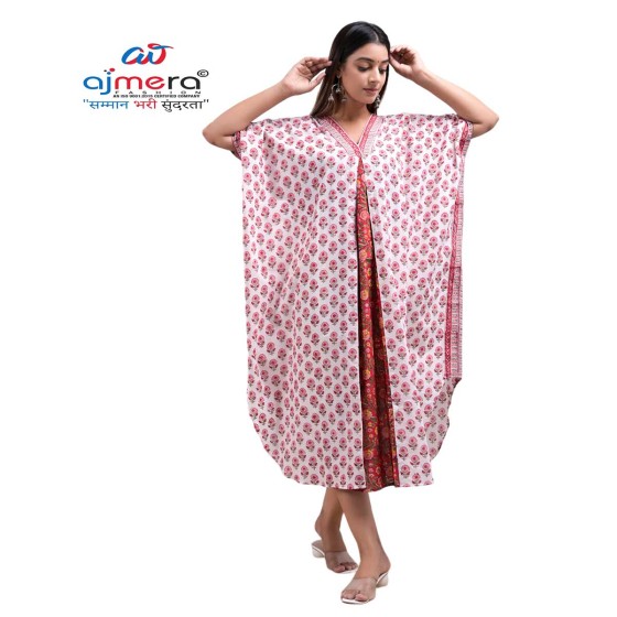 Cotton Printed Kaftan Manufacturers in Rajkot