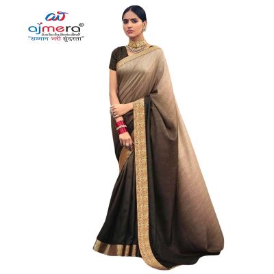 Dyed Fancy Matching Saree in Lucknow