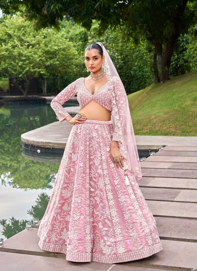 Georgette Embroidery Bridal Lehenga Manufacturers in Lachung