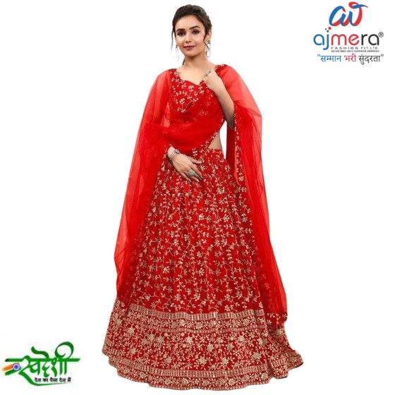 Georgette Embroidery Bridal Lehenga Manufacturers in Pune