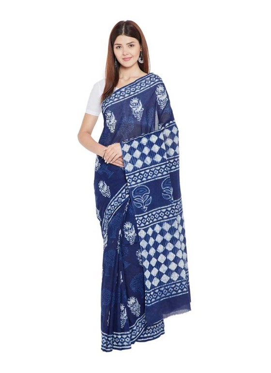 Hand Block Printed Saree Manufacturers in Gujarat