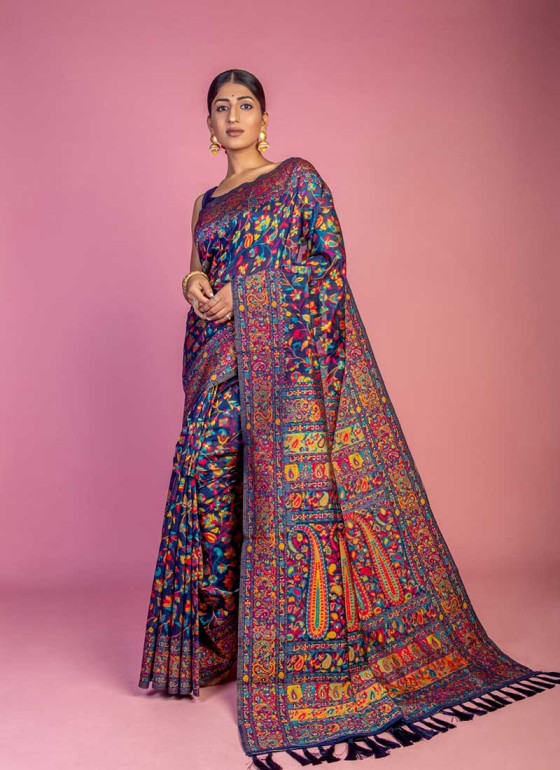 Kashmiri Print Saree Manufacturers in Vindhyachal