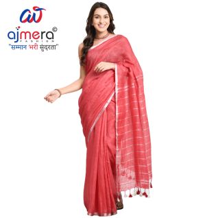 Linen Silk Saree in Gujarat