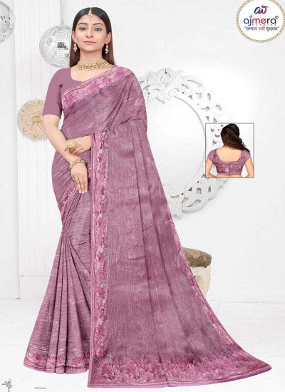 Polyester Dyed Thread Sarees Manufacturers in Tirupati