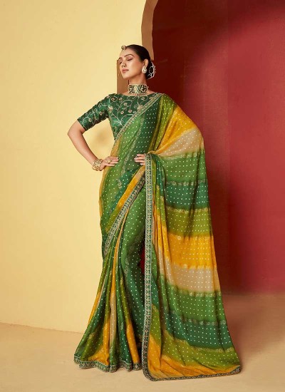 Printed Chiffon Saree in Surat