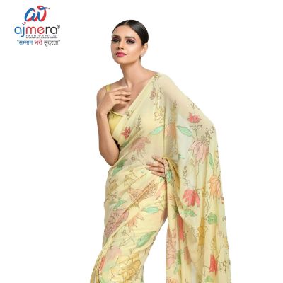 Printed Georgette Saree in New Zealand