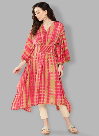 Printed Kaftan Suit Manufacturers in Badami