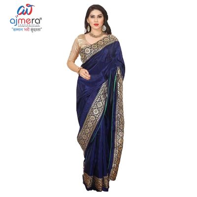 Synthetic Printed Saree in Bathinda
