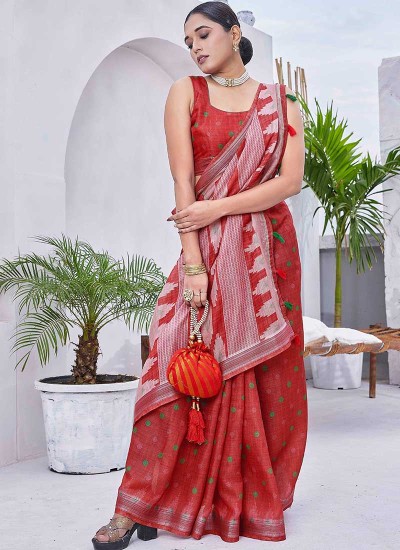 Tissue Linen Saree in Surat