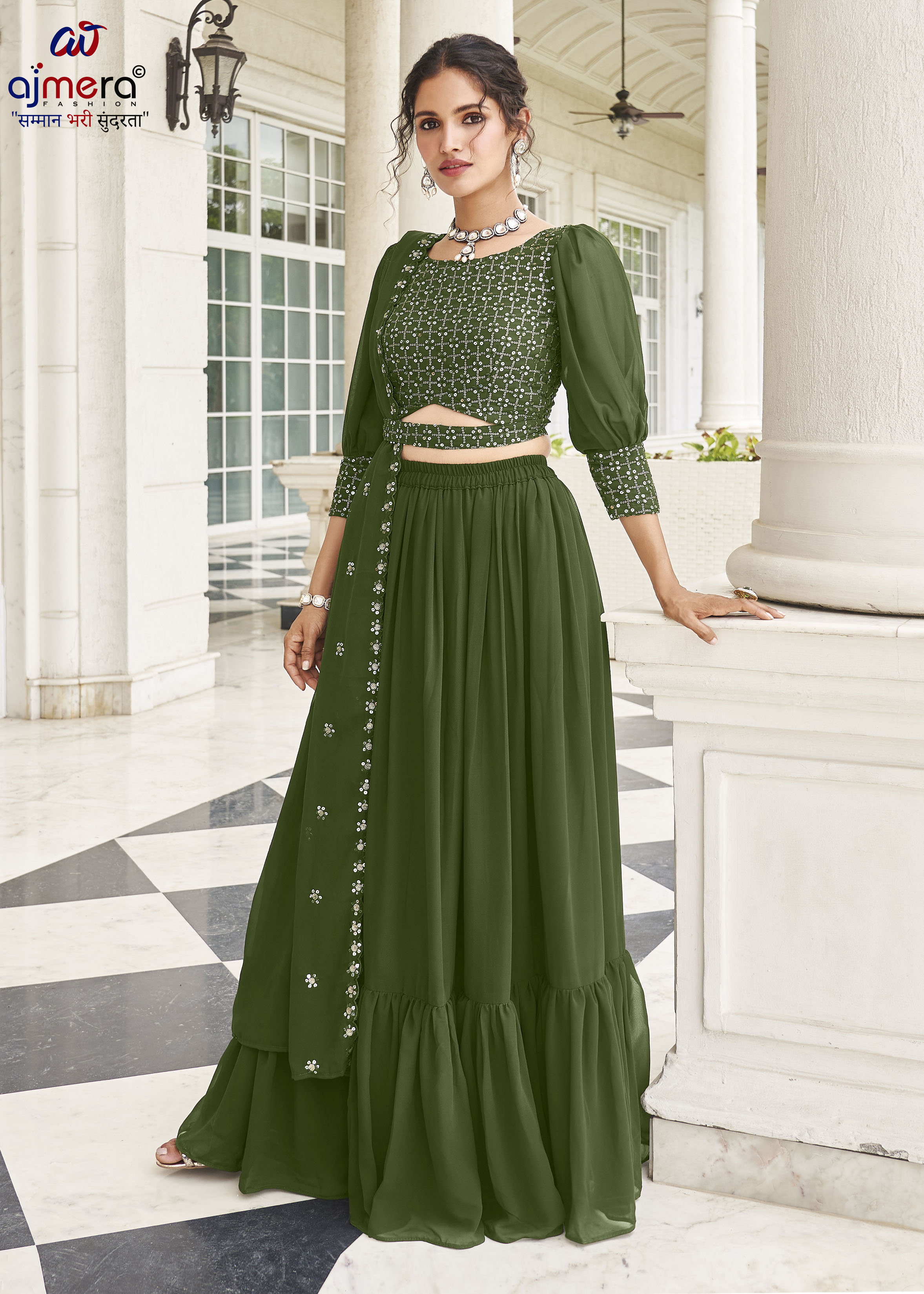 Partywear Lahenga Manufacturers, Suppliers in Rajasthan