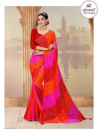  Beautiful Laheriya Saree – Traditional Charm with Elegant Patterns Manufacturers, Suppliers, Exporters in Germany