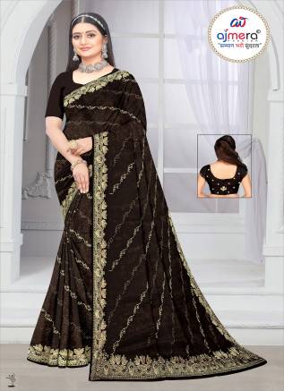  Best Trendy Collection Embroidered Sarees – Modern Elegance with Exquisite Detailing Manufacturers, Suppliers, Exporters in Okha