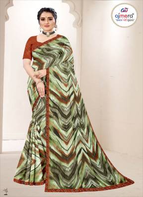  Bollywood Latest Border Saree – Glamour and Elegance Inspired by the Silver Screen Manufacturers, Suppliers in Surat