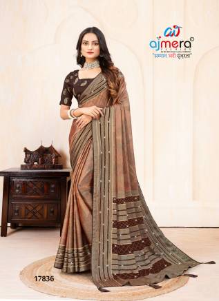  Brasso Diamond Saree with Exquisite Detailing AFPL(17831) Manufacturers, Suppliers, Exporters in Diu