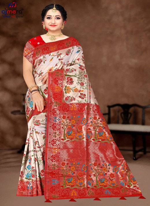  Designer South Indian Silk Saree – Exquisite Craftsmanship with Timeless Tradition  in Surat