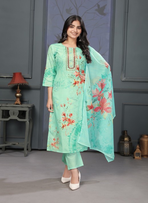  Elegant Digital Printed Silk Kurti  in Surat