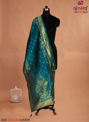  Embroidered Silk Dupatta – Elegance Redefined with Exquisite Detailing Manufacturers, Suppliers in Surat