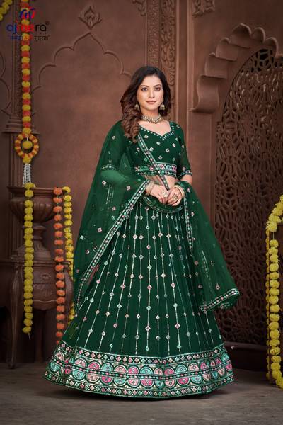  Georgette Lehnga (3)  in Surat