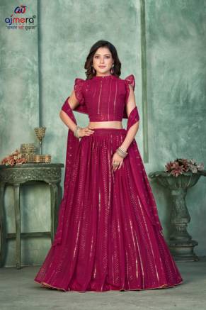  Georgette Lehnga (5) Manufacturers, Suppliers, Exporters in Okha