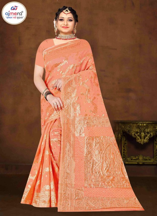  Gold Leher Cotton Saree – Elegance with a Golden Touch  in Surat