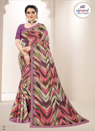  Latest Printed Georgette Saree (New) Manufacturers, Suppliers, Exporters in Mauritius