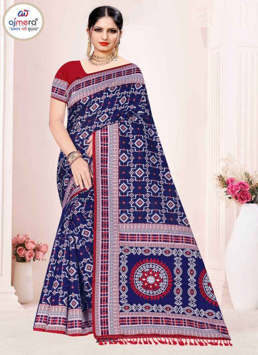  Luxurious Cotton Saree – Sophisticated Comfort with Timeless Elegance  in Surat