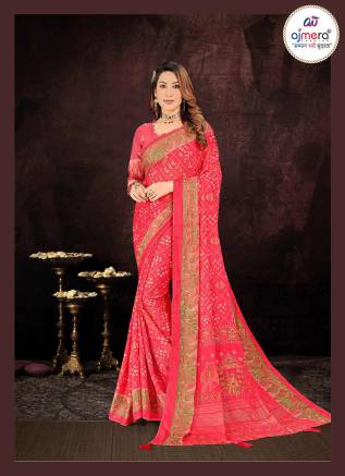  New 2024 Collection Block Printed Saree - Ajmera Fashion Manufacturers, Suppliers, Exporters in Pune