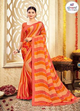  New Collection Lehariya Saree – Vibrant Waves of Tradition Manufacturers, Suppliers, Exporters in Diu