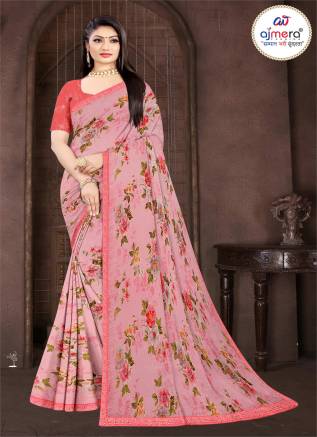  New Collection Printed Georgette Saree – Fresh Styles in Lightweight Elegance Manufacturers, Suppliers, Exporters in United Kingdom