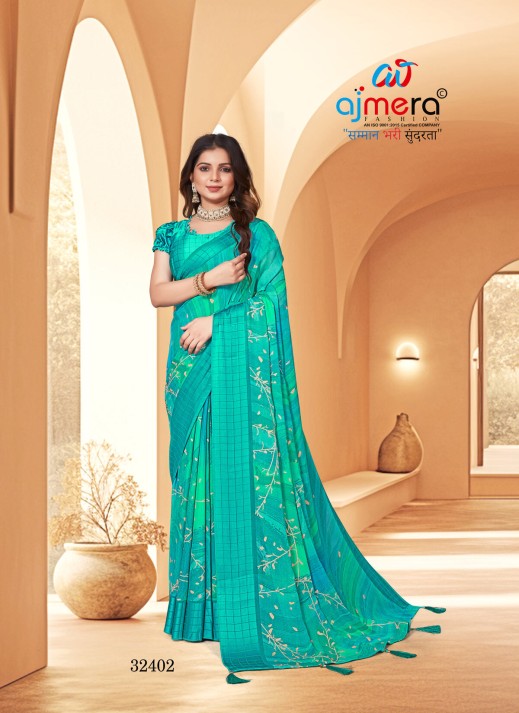  Radiant Viscose Georgette Saree with Contemporary Flair AFPL(32401)  in Surat