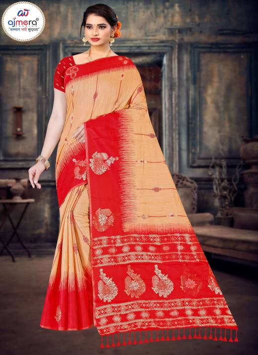 Aesthetic Cotton Saree – Artful Elegance with Comfortable Charm  in Surat