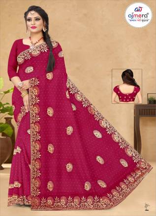 Aesthetic Embroidered Sarees – Artistry Meets Elegance Manufacturers, Suppliers, Exporters in Pune