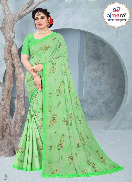 Aesthetic Printed Georgette Saree – Graceful Designs with Elegant Charm  in Surat