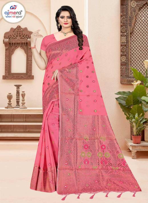 Aesthetic Satin Saree – Artistic Charm and Luxurious Flow  in Surat