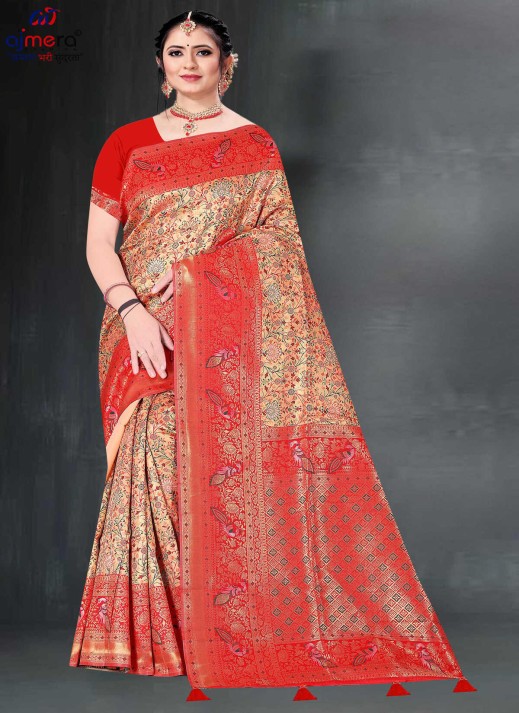 Affordable Kanchipuram Silk Saree – Traditional Elegance at a Budget-Friendly Price  in Surat