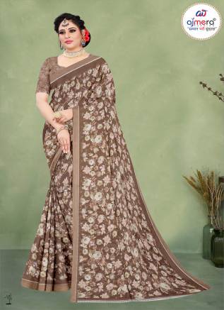 Affordable Printed Chiffon Saree – Stylish Elegance at a Great Price Manufacturers, Suppliers, Exporters in Mauritius