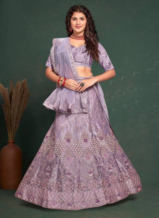 Affordable Silk Lehengas in the Textile Market - Ajmera Fashion   in Surat