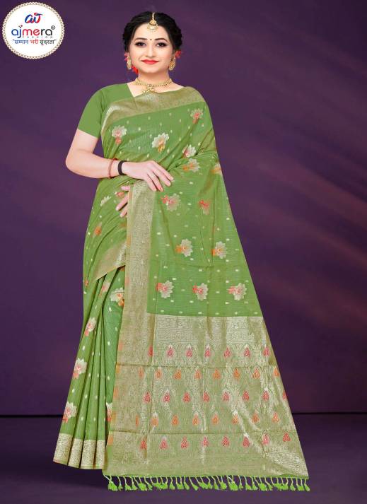 Banarasi Cotton Saree – Classic Elegance with Timeless Weave  in Surat