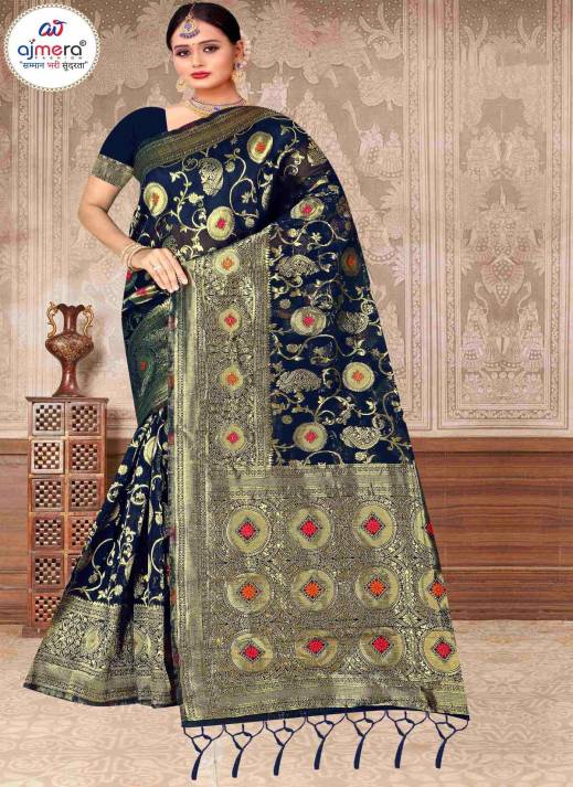 Banarasi Cotton Silk Saree – Festive Elegance and Traditional Charm  in Surat