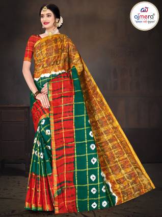 Beautiful Cotton Zari Border Saree – Elegant Charm with a Touch of Luxury Manufacturers, Suppliers, Exporters in Dhar