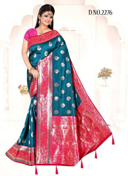 Best Collection of Budget-Friendly Butter Silk Sarees – Ajmera Fashion  in Surat