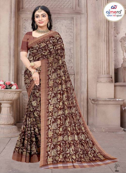 Best Cotton Chiffon Sarees – A Perfect Blend of Comfort and Elegance  in Surat