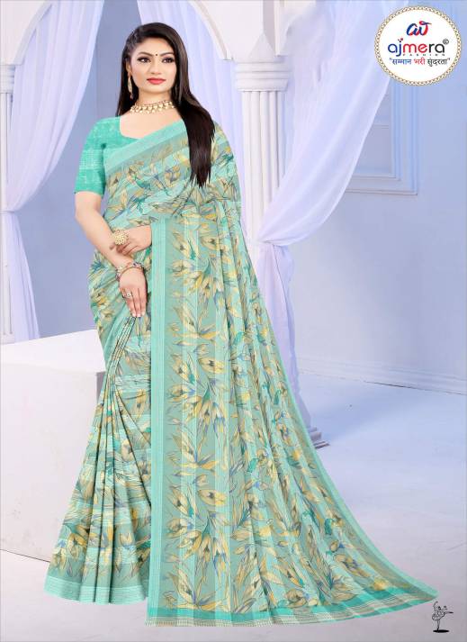 Best Digital Printed Linen Saree – Artistic Excellence in Everyday Elegance  in Surat